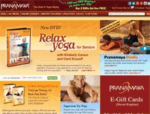 Tablet Screenshot of pranamaya.com